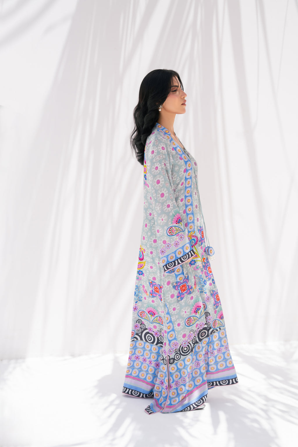 Blooming Breeze — Kaftan in Pure Georgette