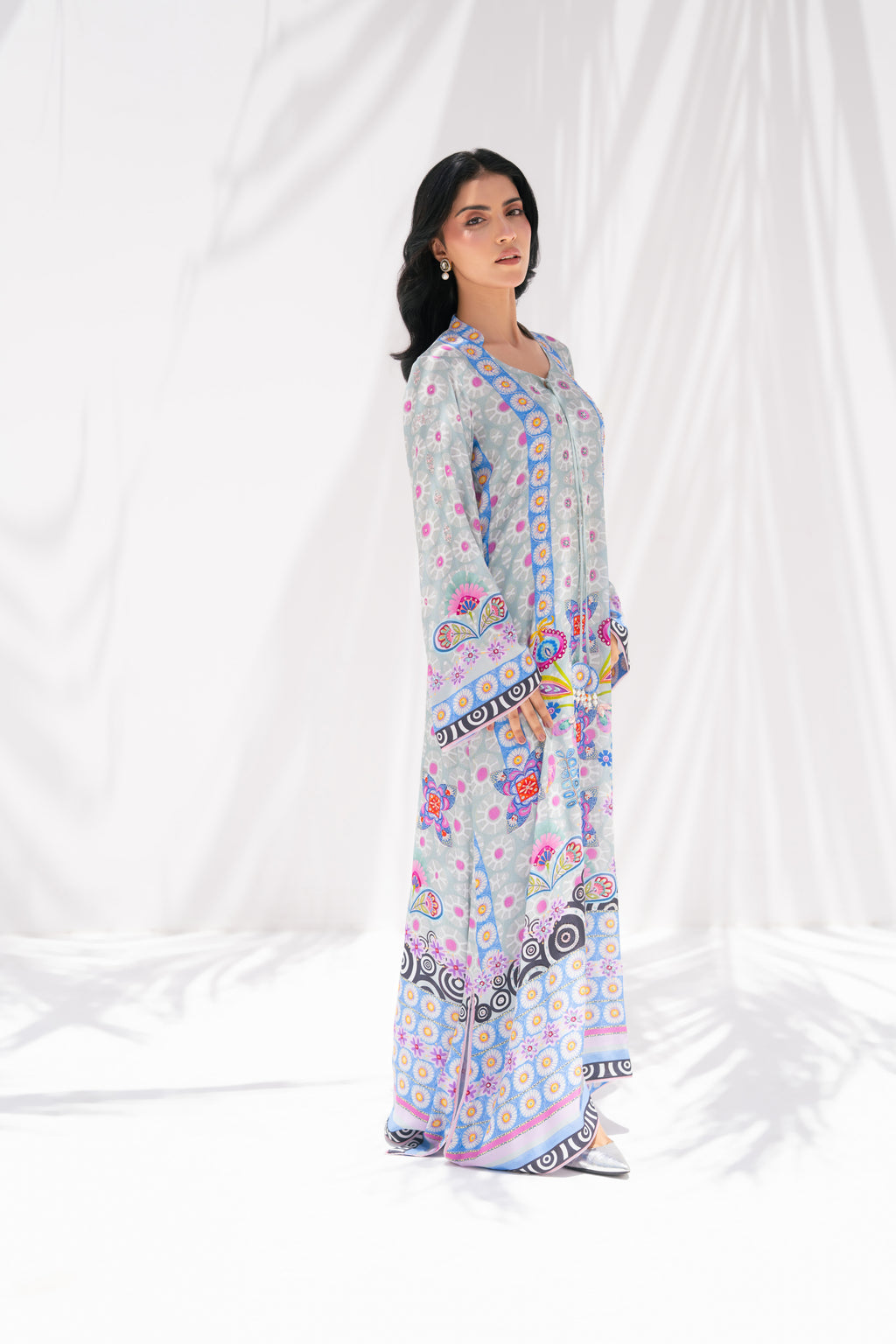 Blooming Breeze — Kaftan in Pure Georgette
