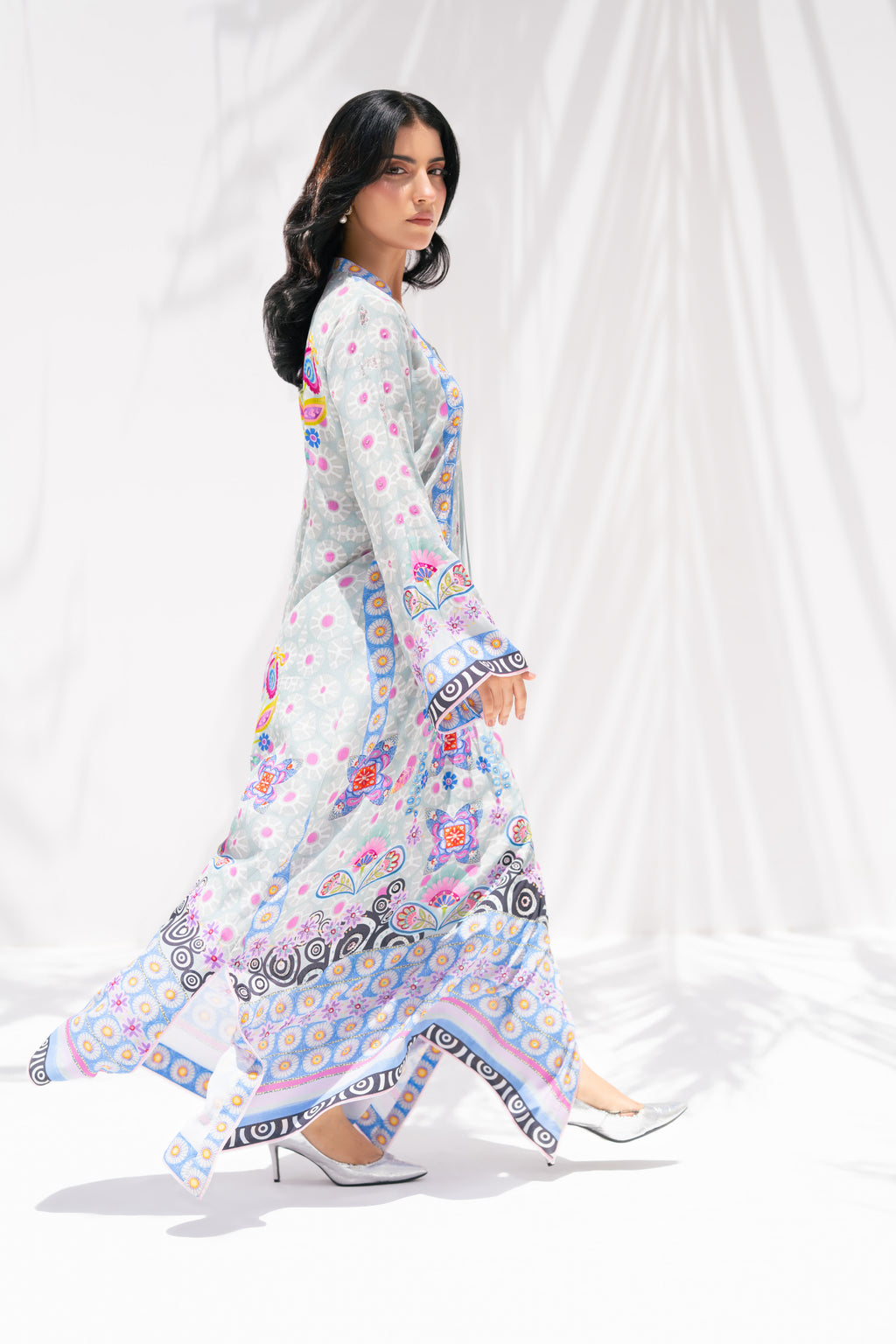 Blooming Breeze — Kaftan in Pure Georgette