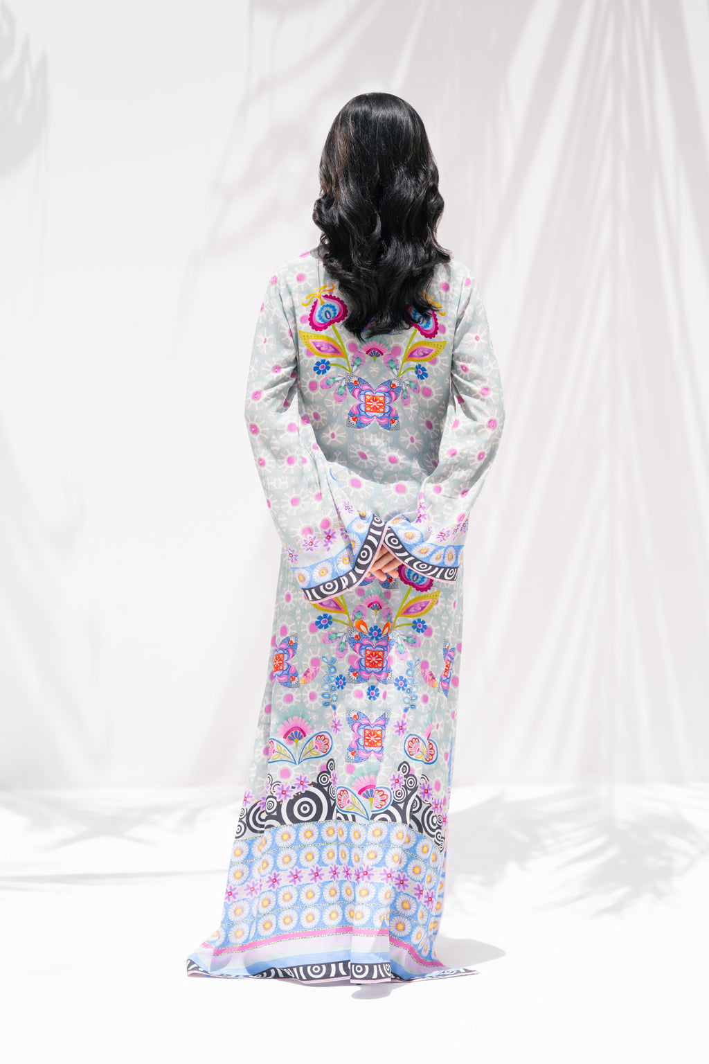 Blooming Breeze — Kaftan in Pure Georgette
