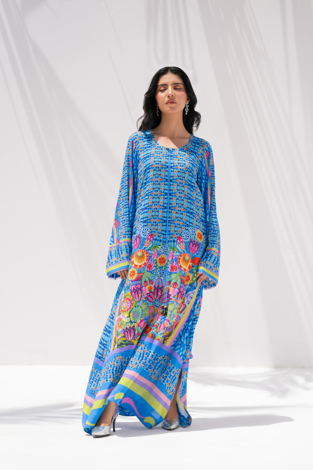 Nova Garden — Kaftan in Pure Georgette