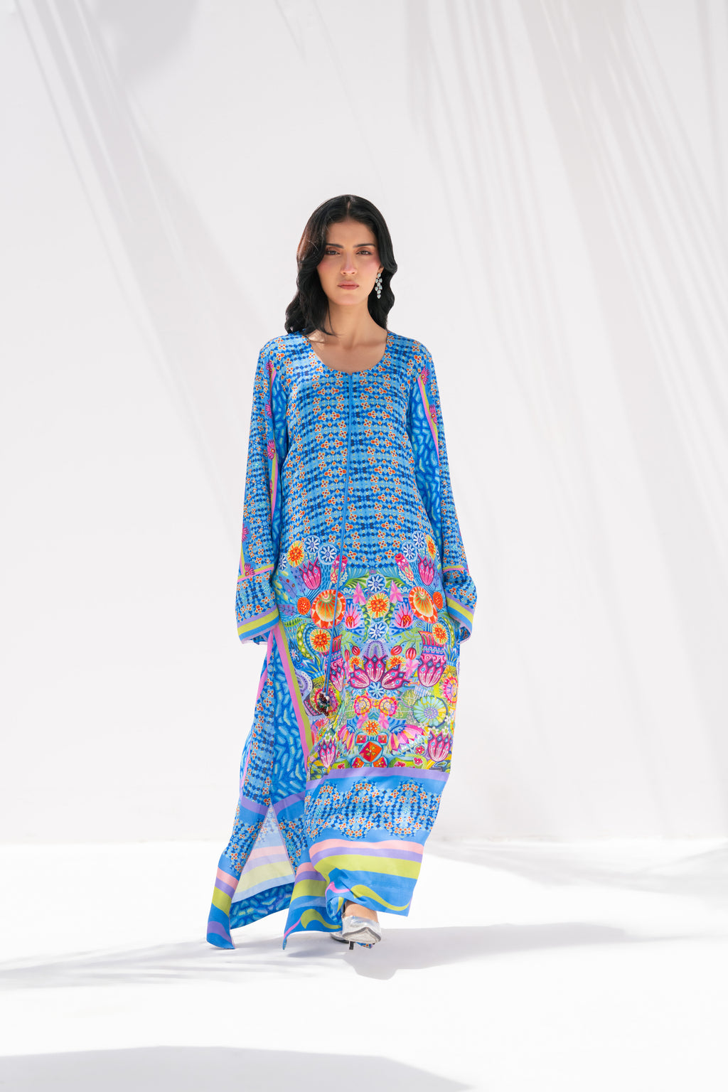 Nova Garden — Kaftan in Pure Georgette